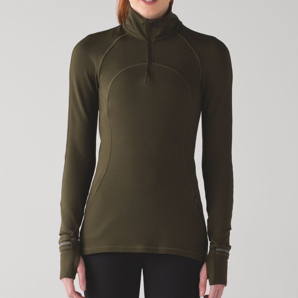Lululemon First Mile 1/2 Zip - Size 6